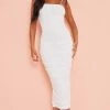 Tall White Mesh Ruched Midi Dress -US Dresses Sales Store 04558f8d5b57ac8a04d743f50a18e4dcd46d67d0 cna0455 1