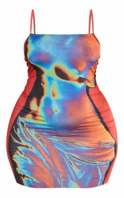Plus Multi Heat Body Print Strappy Bodycon Dress -US Dresses Sales Store 06d32d40ea97914b437d2bf9758e41821beadcde cne0661 5