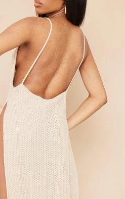 Tall Stone Knitted Low Back Extreme Side Split Maxi Dress -US Dresses Sales Store 0c3f097166947270ef4534ebd891a83be0ed5844 cmr8224 5