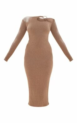 Sage Khaki Rib Cold Shoulder Strap Detail Midaxi Dress -US Dresses Sales Store 0d5b543be9a90cae8dac95062eb48c9b9f5ee4a2 cnb7229 5