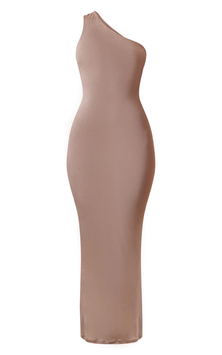 Camel One Shoulder Sleeveless Maxi Dress 7 Camel One Shoulder Sleeveless Maxi Dress - Image 5