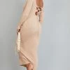 Maternity Oatmeal Knitted Midaxi Tie Back Bodycon Dress -US Dresses Sales Store 0f5be206ccdcbbf7567ead173c27dbf45dad4352 cna5400 1