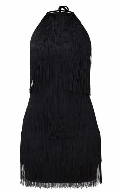 Black Tassel Detail Halterneck Bodycon Dress -US Dresses Sales Store 119046a9874d104bcac3da48d45a5b89989f9dae clt7311 6