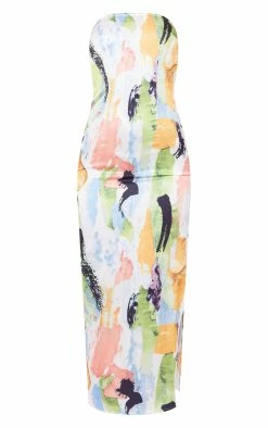 Multi Abstract Swirl Print Satin Bandeau Cowl Back Midaxi Dress -US Dresses Sales Store 167702ad88a374f4e550c0b8bc6c05ef85ed2499 cnd7673 5