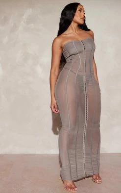 Shape Grey Mesh Seam Detail Maxi Dress 9 Shape Grey Mesh Seam Detail Maxi Dress -US Dresses Sales Store 168e8f50835836ce97f3ce537a445a74fe40de6a cnd5194 3