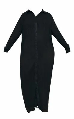 Plus Black Plisse Midi Shirt Dress -US Dresses Sales Store 1bd7dbbae93afb29f7b56e89be917f1ac0bd0e98 cmv7992 6