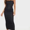 Black Strappy Mesh Ruched Midaxi Dress -US Dresses Sales Store 1ff2927b9a31140db226feb7a3f8ce892d2fc599 clx3333 1