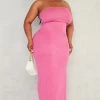 Plus Hot Pink Crepe Neck Detail Maxi Dress -US Dresses Sales Store 20d9a87ab9af7ae8d6d3f6d55836a030d0061d81 cnd4972 1