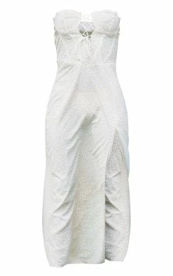 Yellow Floral Lace Trim Corset Split Midi Dress -US Dresses Sales Store 212b3e6f91cbe122fabc6e5cd28cc97d217685ae cnd8895 5