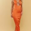 Tangerine Satin Plunge Trim Detail Strappy Midaxi Dress -US Dresses Sales Store 23f4feef34389280834c38c8461082e15fb43a5c cne1410 1