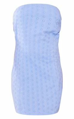 Blue Broderie Anglaise Bandeau Bodycon Dress -US Dresses Sales Store 2bb6cc9713358df6ecd0c3802476730b2bcbd2bd cnd5894 5