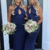 Navy Bridesmaid Corset Detail Cross Front Maxi Dress -US Dresses Sales Store 2c9d71c090b724bcab19e476c8571ac7d6985e5c CMU3007 1