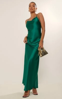 Emerald Green Satin Cowl Neck Tie Back Maxi Dress 9 Emerald Green Satin Cowl Neck Tie Back Maxi Dress -US Dresses Sales Store 2f0a1902f466a1fdf62ed611c6bc85d3d202ddb4 cnc4535 3