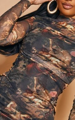 Shape Renaissance Print High Neck Mesh Bodycon Dress 12 Shape Renaissance Print High Neck Mesh Bodycon Dress -US Dresses Sales Store 2ffc2298c5d14d18fbd0c71b52d38257287a3fed cmk4674 5