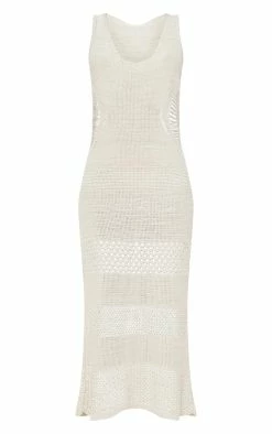 Tall Cream Crochet Plunged Maxi Dress -US Dresses Sales Store 348619fc397e566f648a4646606e04b8fe334867 cms7752 6