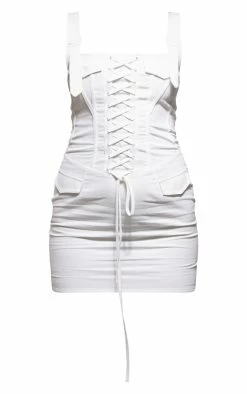 Cream Cargo Lace Up Detail Buckle Strap Bodycon Dress 11 Cream Cargo Lace Up Detail Buckle Strap Bodycon Dress -US Dresses Sales Store 35d72fc784c3e50c9403b27a8910a7746cea1b7e cnc7677 5