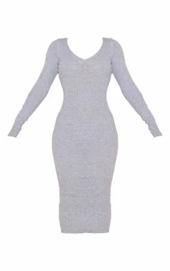 Grey V Neck Knit Midi Dress 13 Grey V Neck Knit Midi Dress -US Dresses Sales Store 3632671bd639db9bf43f87826ae85ce46c59e6b5 cmu0225 6
