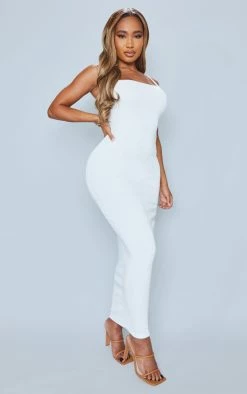 Shape Cream Soft Textured Straight Neck Midaxi Dress -US Dresses Sales Store 3a6e5b904a3c30cfd99eb386cd9e0ef079a5a6b0 cmy8058 4