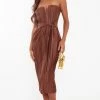 Chocolate Plisse V Bar Tie Waist Midi Dress -US Dresses Sales Store 3b5134de90b9067515b72c9826b161b76194195a cnb3677 1