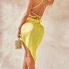 Lemon Satin Strappy Lace Back Midi Dress -US Dresses Sales Store 3c909f2ae447a83bfc039523972c274ff068b6b6 cne3002 1