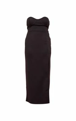 Plus Black Scuba Cup Detail Bandeau Midaxi Dress -US Dresses Sales Store 3ccf5950c1af71e050b96d755009192320bb0476 cnd9828 5