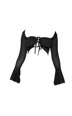 Black Slinky Cut Out Detail Mesh Sleeve Bodycon Dress -US Dresses Sales Store 3d2dba5fe2f2b46e829678dae789a637ae83fb07 cnb9265 5