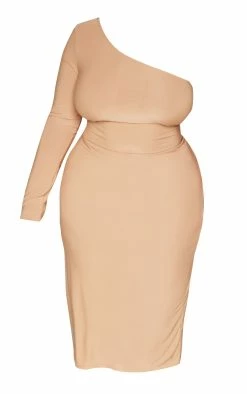 Plus Stone Slinky One Shoulder Midi Dress -US Dresses Sales Store 3f6afa95ee559f6e7c945f7b647baa7ba86f355f cnd2775 5