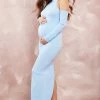 Maternity Pale Blue Snatched Rib Cut Out Maxi Dress -US Dresses Sales Store 3fe4634b6bd1eb7242fd44140f8caae2a86691da cnd3254 3