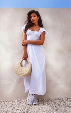 Cream Corset Detail Midaxi Dress -US Dresses Sales Store 43693c1b58e69d3a24468b082df30f28e008b885 cnd2018 3