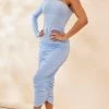 Light Blue Slinky One Shoulder Ruched Midi Dress -US Dresses Sales Store 4494469fc78c1512cca4c241b9b6b26ac00d94cd cnd2177 1