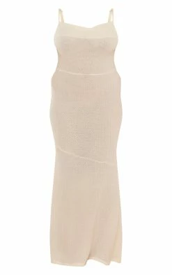 Plus White Sheer Textured Cowl Neck Strappy Maxi Dress -US Dresses Sales Store 464acaa82322c44fe9071c9dd35a5cf90a532f15 cne1857 5