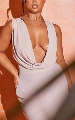 Plus Mushroom Sheer Chiffon Cowl Neck Maxi Dress -US Dresses Sales Store 4815e2c0f05f8e8938375ab0b77ca974375a8658 cne1018 4