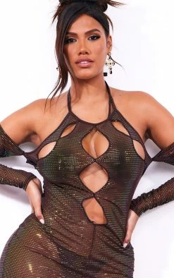 Shape Chocolate Brown Glitter Mesh Cut Out Front Bardot Sleeve Bodycon Dress 10 Shape Chocolate Brown Glitter Mesh Cut Out Front Bardot Sleeve Bodycon Dress -US Dresses Sales Store 4a394aec856d7a957c995b3cd5c1321726334914 cnb7607 4