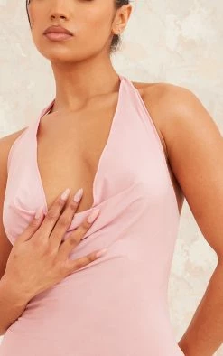 Blush Slinky Cowl Lettuce Hem Detail Halter Bodycon Dress 10 Blush Slinky Cowl Lettuce Hem Detail Halter Bodycon Dress -US Dresses Sales Store 4da6ca3e96469c2b4be06d169d79ff2ff85e8159 cnd7735 4