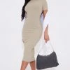 Moss Sand Ribbed Crew Neck Midi Dress -US Dresses Sales Store 54992abe3c81ca31179188da2a456db2323648a5 cnc8355 1