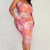 Plus Pink Floral Plisse One Shoulder Midi Dress -US Dresses Sales Store 556e3388fb4201f49be00656f04f3be9681ae18d cnd9048 1