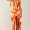 Orange Floral Print Asymmetric Tie Strappy Midaxi Dress -US Dresses Sales Store 5d5ebf7085159bfa9e478e48e76fc113ff511546 cne6509 1