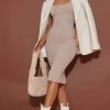 Stone Contour Seamless Rib Strappy Midi Dress -US Dresses Sales Store 5e1692e84ce5171d66396ac60a28afb23d258071 cmw6552 1