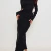 Black Ribbed Side Cut Out Long Sleeve Maxi Dress 2 Black Ribbed Side Cut Out Long Sleeve Maxi Dress -US Dresses Sales Store 6078d0a78581bd8371dc2df7a0932aa001579b2d cnd1255 1