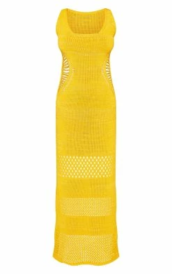 Petite Orange Crochet Plunge Maxi Dress -US Dresses Sales Store 68ee9399337344876112d2e52fc022487b284f94 cmz2247 6