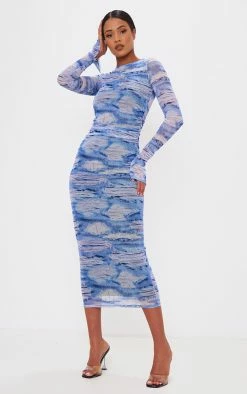 Tall Denim Print Ruched Midaxi Dress -US Dresses Sales Store 6b104a879c0b0c8c28849fb3f6bfcd1806d2151f cnd3439 3