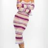 Lilac Stripe Open Knit Maxi Dress & Sleeves -US Dresses Sales Store 6b72468c11f2f00bad5175174ccd4aa8ef98c532 cnc5961 1