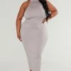 Plus Mocha High Neck Soft Touch Midi Dress -US Dresses Sales Store 6bceb10084c28bddc955efcd3d53eea693ac5a5a cnc9678 1