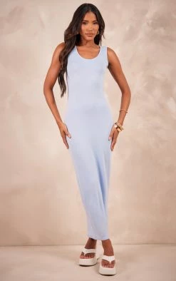 Light Blue Basic Simple Maxi Dress -US Dresses Sales Store 6d0bc76e0a6da5296b938cec18876d0a5fc10c7b cnd8886 3