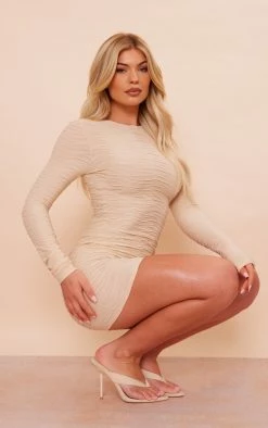 Desert Sand Textured Crew Neck Long Sleeve Bodycon Dress 10 Desert Sand Textured Crew Neck Long Sleeve Bodycon Dress -US Dresses Sales Store 7d5539e800c9ccef213fa7133ca32ad8931fc87e cnd4274 4