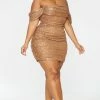 Plus Mocha Sequin Bardot Bodycon Dress -US Dresses Sales Store 7e0cceebd22d28a370b519940522886d9e4f5cfc cmt8444 1