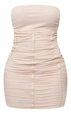 Shape Stone Mesh Bandeau Ruched Bodycon Mini Dress -US Dresses Sales Store 7e3a09a961fb1c2821bcc8d3cb95178be381c10f cnc8776 5