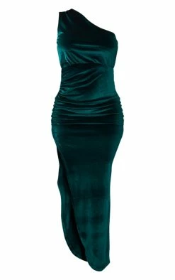 Emerald Green Velvet One Shoulder Split Maxi Dress 11 Emerald Green Velvet One Shoulder Split Maxi Dress -US Dresses Sales Store 7f94e46e3cca7c213815d5c3be46fb145f5bc4cd cnb8017 5