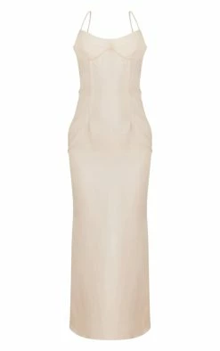 Cream Satin Underbust Detail Strappy Maxi Dress 11 Cream Satin Underbust Detail Strappy Maxi Dress -US Dresses Sales Store 817405a6d325d0523f4457e821ad468c7c017699 cnd8010 5