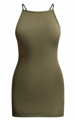 Khaki Viscose High Neck Bodycon Dress 11 Khaki Viscose High Neck Bodycon Dress -US Dresses Sales Store 862edce7adc7f3da845429d3db06d1fa677c6812 cnd0694 5